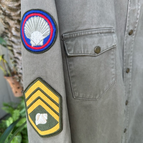 Spell Mermaid Twill Jacket Khaki BNWT Size XL - Picture 9 of 10